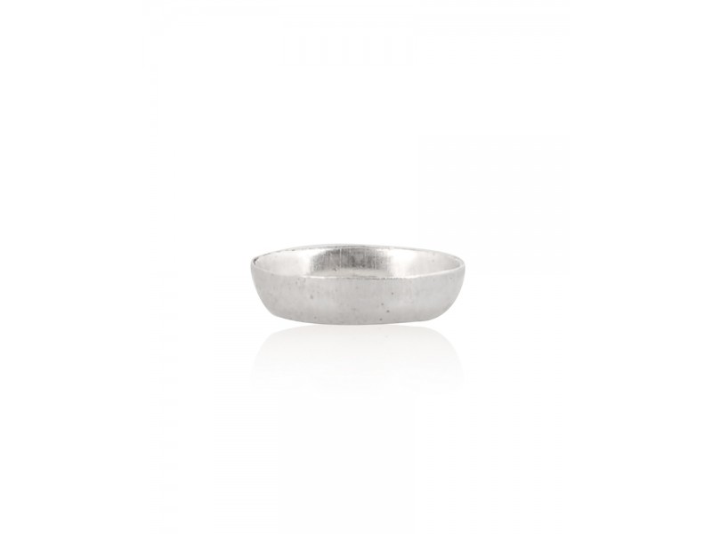 Sterling Silver 925 Oval Bezel Cup - 4mm x 6mm