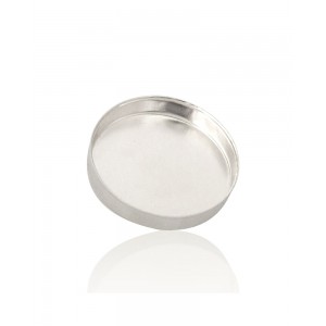 Sterling Silver 925 Round Bezel Cup 16mm