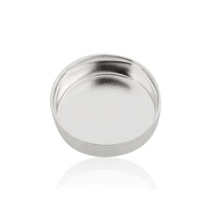 Sterling Silver 925 Round Bezel Cup 7mm