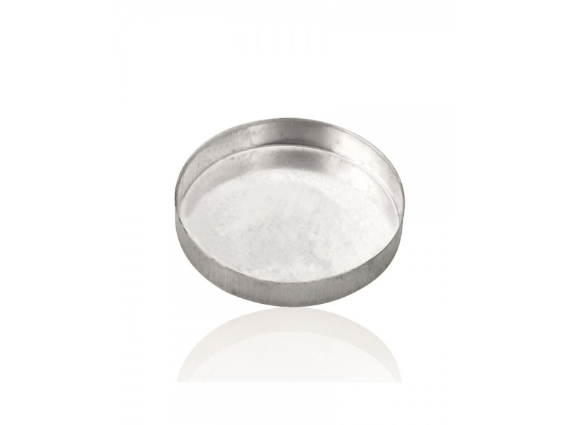 Sterling Silver 925 Round Bezel Cup - 18mm