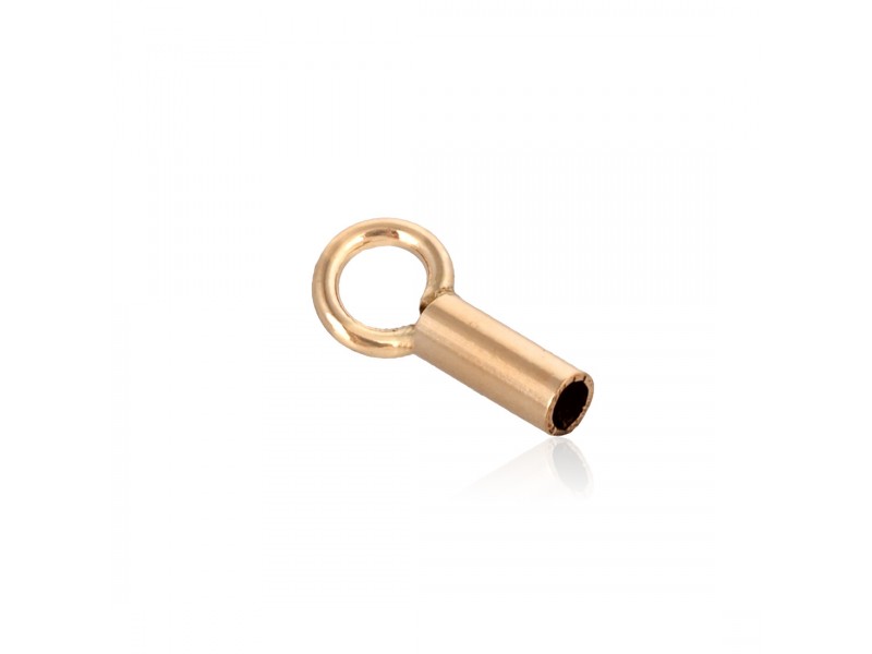 Gold Filled End Cap inside D 1.0mm