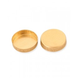 18K Yellow Gold Round Bezel Cup 3mm