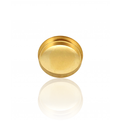 9K Yellow Gold Round Bezel Cup - 10mm