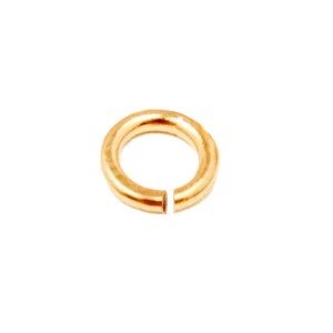 12K Gold-Filled Yellow Jump Rings Open - 2.0mm x 12mm  1 gram minimum
