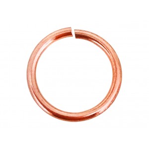 G.F RED PLAIN 2MM x 14mm PLAIN WIRE RINGS