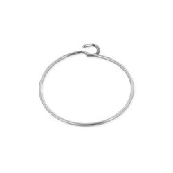 Sterling Silver 925 Hoop Earring - 32mm