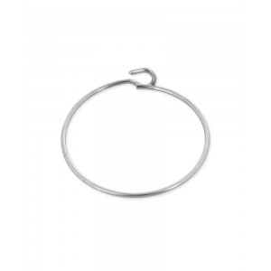 Sterling Silver 925 Hoop Earring - 32mm