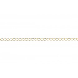 Gold Filled Oval TRACE Chain - 3.1mm x 2mm / 0.3mm Wire