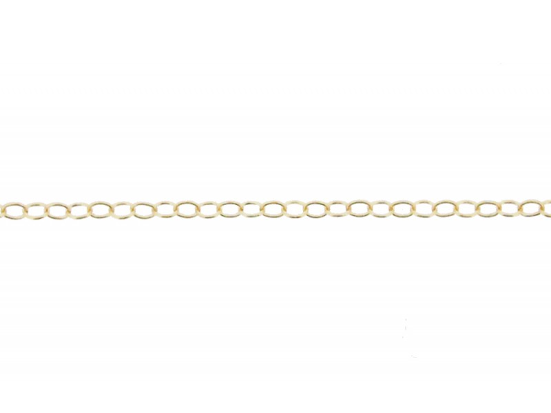 Gold Filled Oval TRACE Chain - 3.1mm x 2mm / 0.3mm Wire