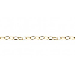 GOLD FILLED FLAT DRAWN CABLE CHAIN 
