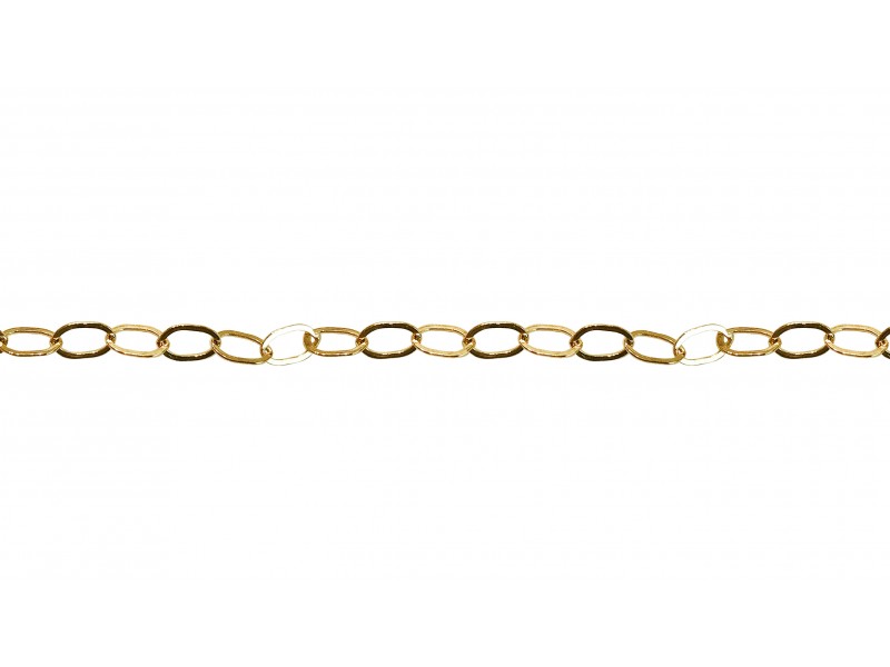 Gold Filled Flat Drawn Cable Chain