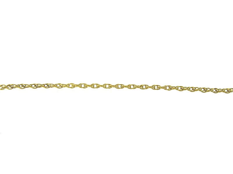 Gold Filled Yellow Prince of Wales Rope Chain - 1.3mm