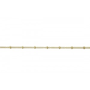 Gold Filled Ball and Curb Chain 2mm 