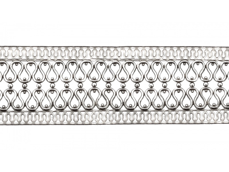 Silver 935 Ribbon / Gallery Strip, 3497