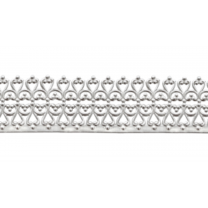 Silver 935 Ribbon / Gallery Strip, 3458