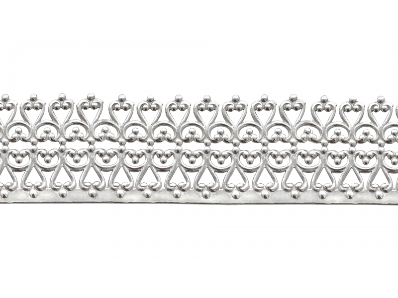 Silver 935 Ribbon / Gallery Strip, 3458