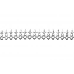 Silver 935 Ribbon / Gallery Strip, 1023H