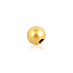 18K Gold 2 Hole Beads - 2.5mm (Heavy Weight)