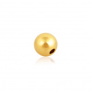 18K Gold 2 Hole Beads - 2.5mm (Heavy Weight)