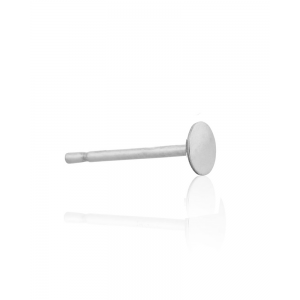 Sterling Silver 925 Ear Post with Disc - 3mm