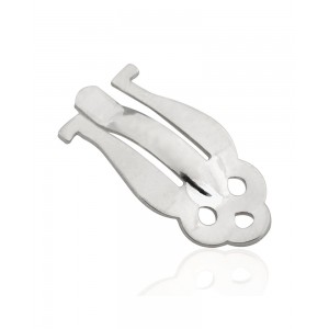 Sterling Silver 925 Ear Clips Paddle Large