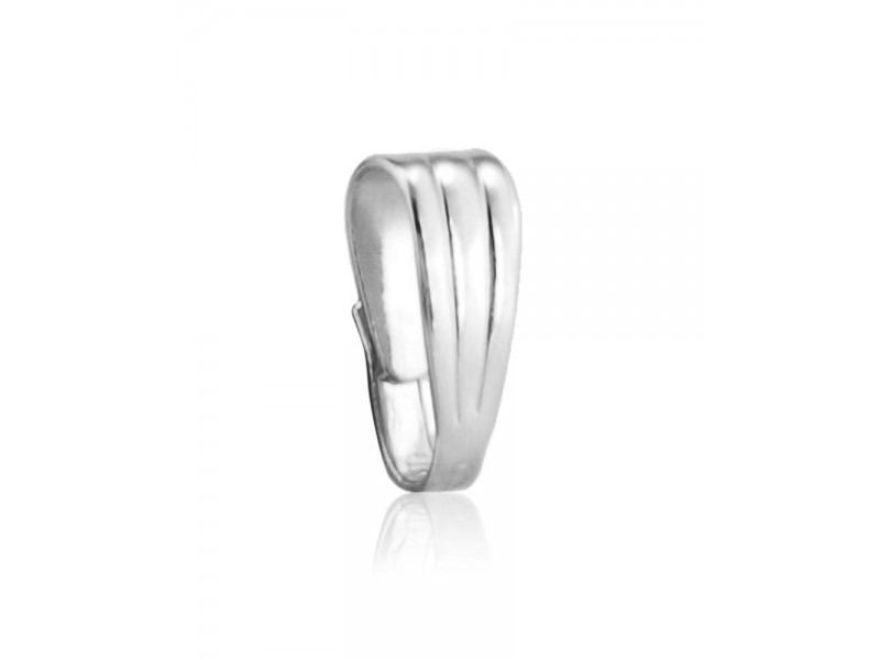 Sterling Silver 925 Large Bail - 11mm x 3.8mm