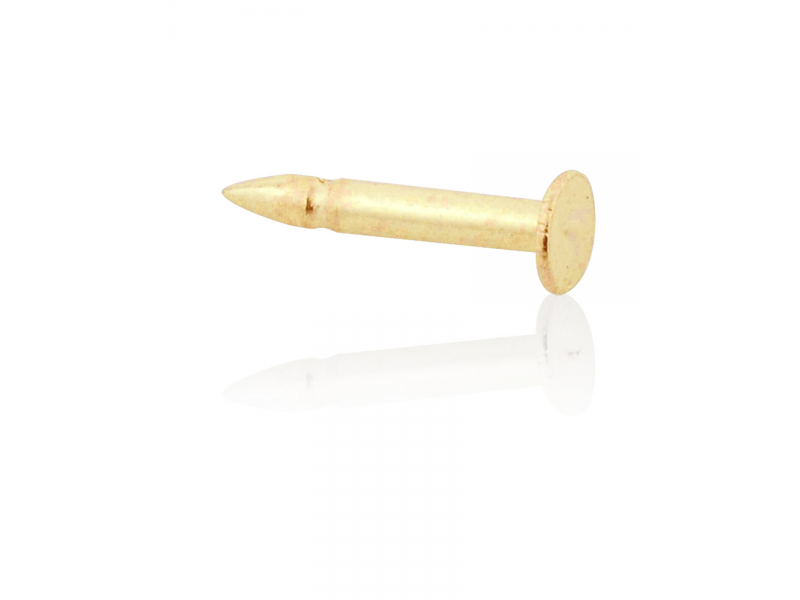 Brass Gold Plated 5% 14K Scatter Pin