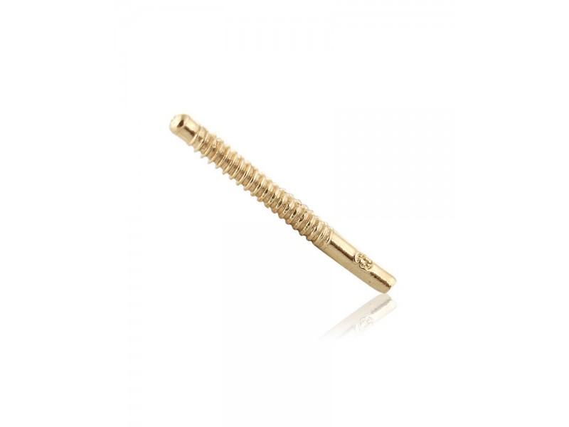10K Yellow Gold Screw Earring Posts 10mm for 6100004 backs