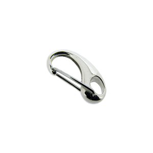 Sterling Silver 925 Oval Lobster Clasp with press lever 8.2mm x 19.6mm