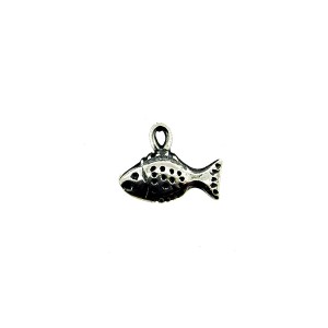 Sterling Silver 925 Tiny Fish Charm