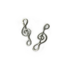 SILVER 925 silver treble clef charm 