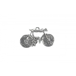 Sterling Silver 925 Bicycle Charm