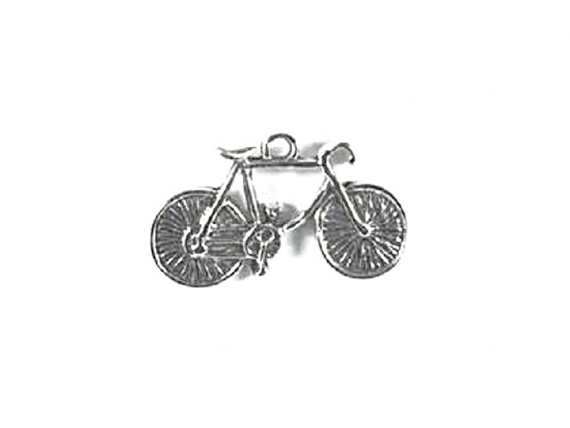 Sterling Silver 925 Bicycle Charm