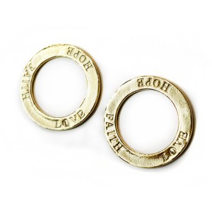 Gold Plated Engraved Ring