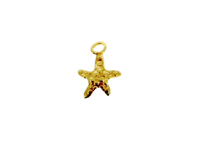 Gold Plated Brass Star Charm