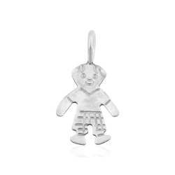 Sterling Silver 925 Boy Pendant