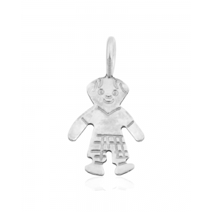 Sterling Silver 925 Boy Pendant