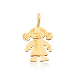 Gold Filled Girl Charm