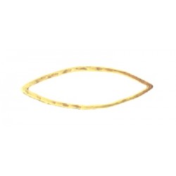 Gold Filled Marquise Shape Pendant, 8 x 26mm, 0.7mm thickness