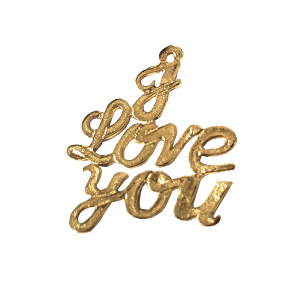 Gold Filled 'I Love You' Pendant