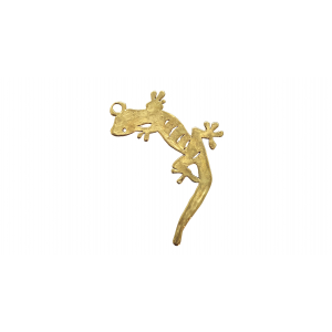 Gold Plated Gecko Pendant