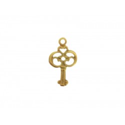 Gold Filled Key Pendant, 9.3 x 16.3mm, 0.9mm thickness