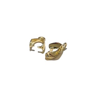 14k gold plated pinch bail