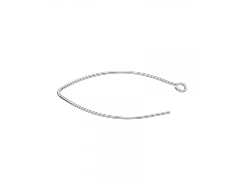 Sterling Silver 925 Large V Ear Wires - 47.5mm