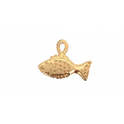 Deep Gold Plated Small Fish Charm