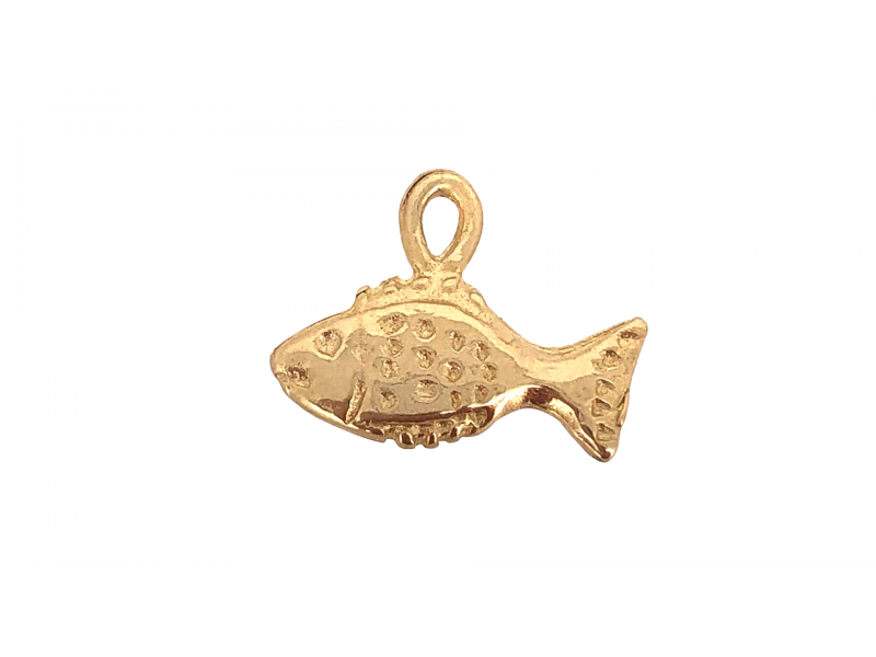 Deep Gold Plated Small Fish Charm