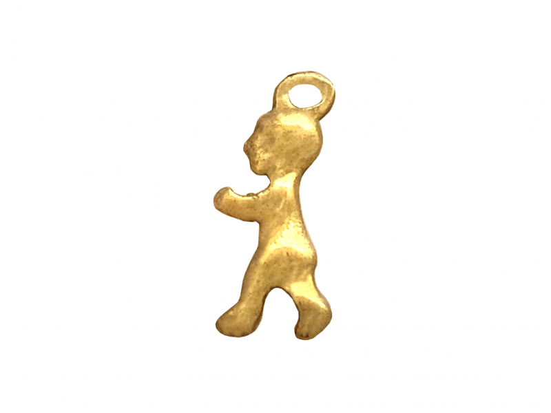 Gold Filled Boy Charm, 6 x 15.6mm, 1.3mm thickness