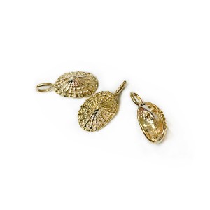 5% 14K GOLD PLATED SEA BARNACLE CHARM