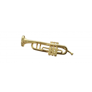 Gold Filled Trumpet Pendant, 7 x 27mm