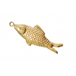 Gold Filled Large Fish Charm